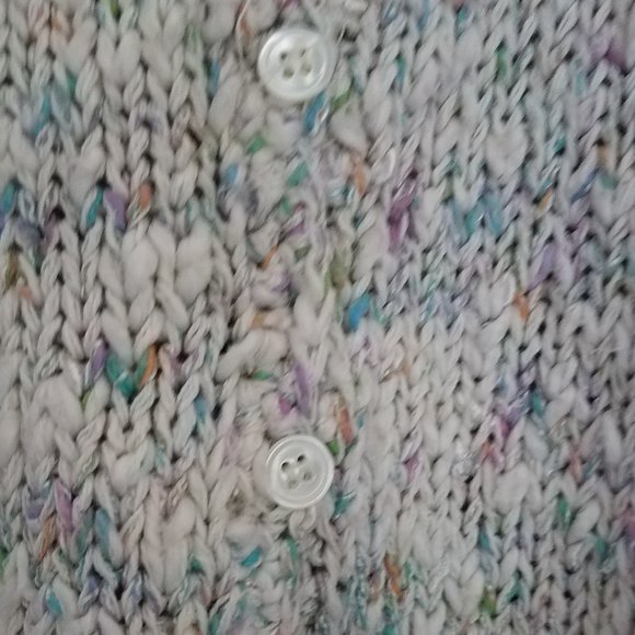 Cream sweater - button front - Picture 2 of 6